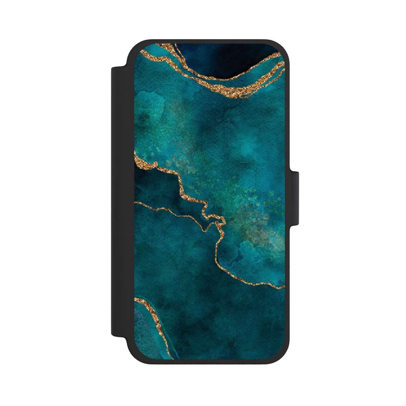 iPhone 12 mini NIVOflip Gemstone Glamour teal