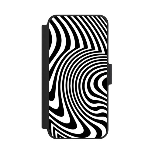 Apple iPhone 12 mini NIVOflip schwarz-weiße Wellen