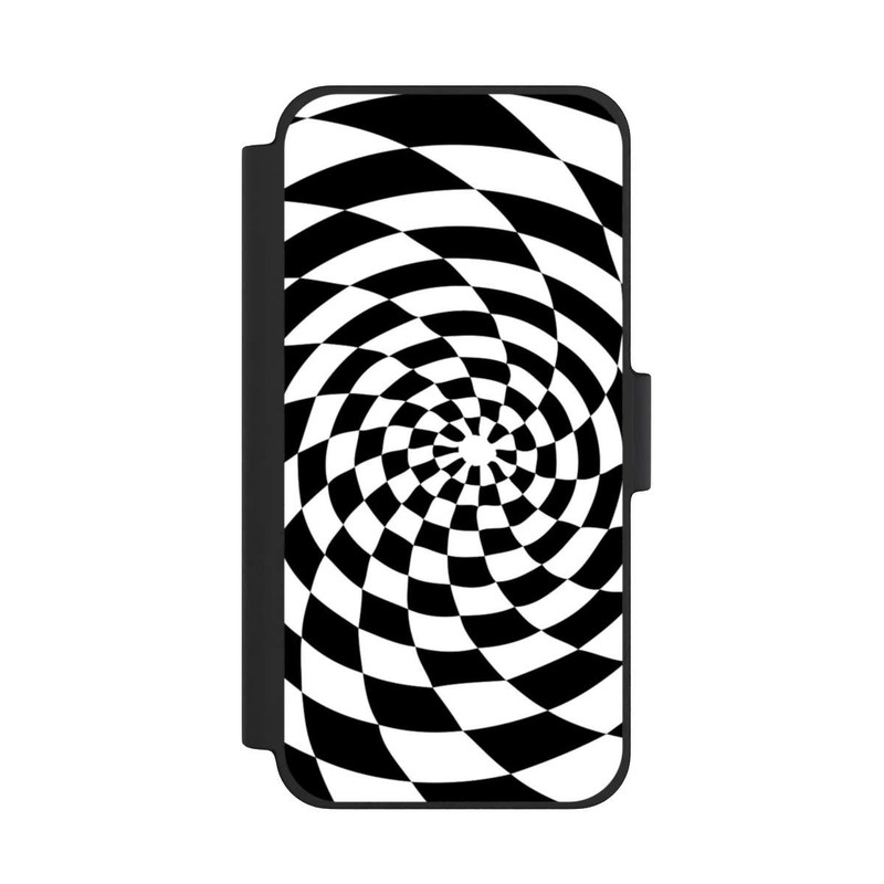 iPhone 12 mini NIVOflip Illusion en noir et blanc