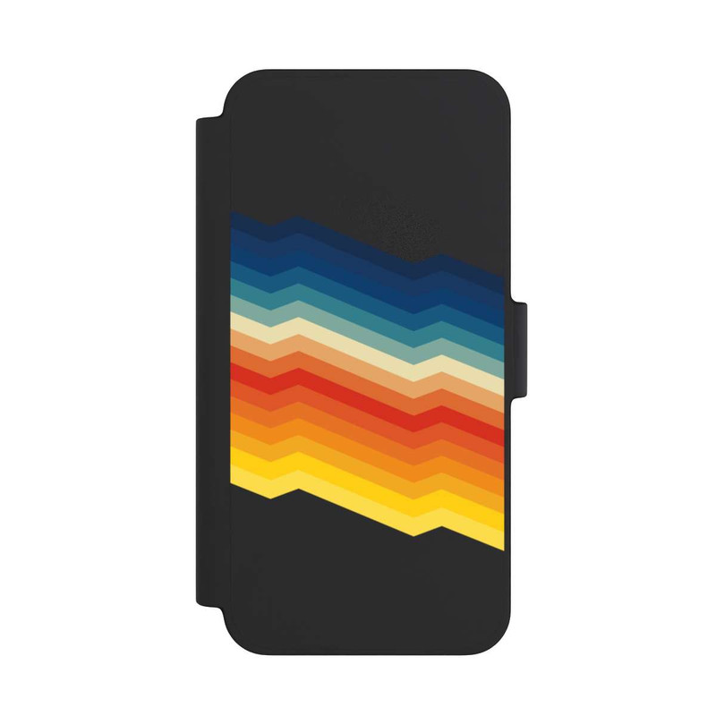 iPhone 12 mini NIVOflip Abstract Rainbow Transparent