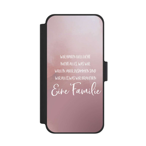 Apple iPhone 12 mini NIVOflip Eine Familie Altrosa