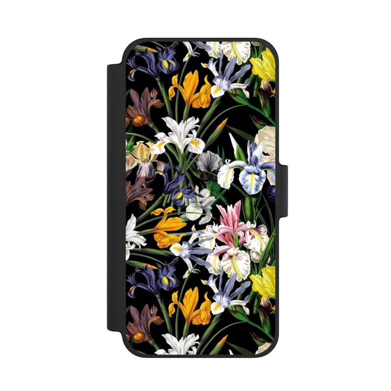 iPhone 12 mini NIVOflip Fond d'écran de fleurs sauvages sombres