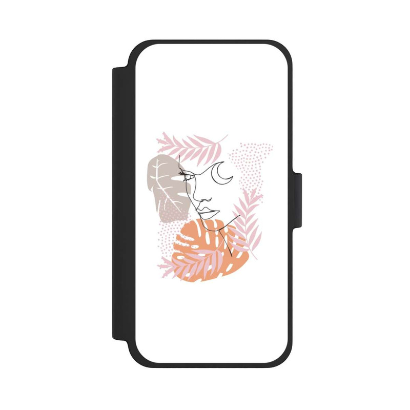 iPhone 12 mini NIVOflip Dschungel-Line-Mädchen