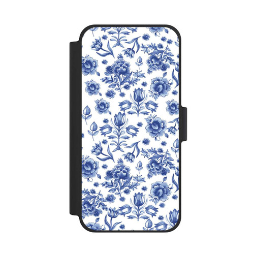 Apple iPhone 12 mini NIVOflip Blaues Blumenmuster