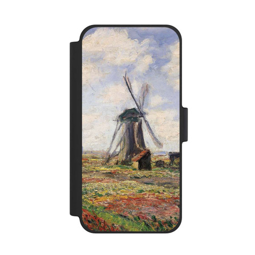 Apple iPhone 12 mini NIVOflip Tulpenfelder mit der Rijnsburger Windmühle von Claude Monet