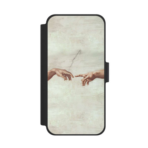 Apple iPhone 12 mini NIVOflip Die Hände von Gott und Adam von Michelangelo Buonarroti