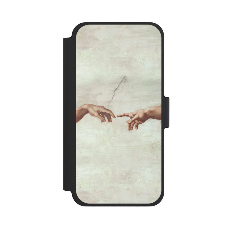 iPhone 12 mini NIVOflip Die Hände von Gott und Adam von Michelangelo Buonarroti
