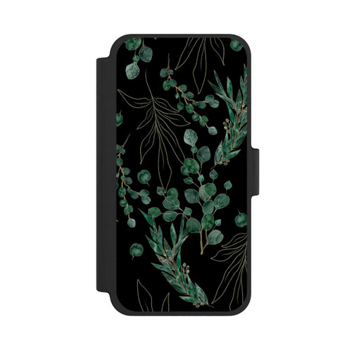 Apple iPhone 12 mini NIVOflip Eucalyptus Leaves black