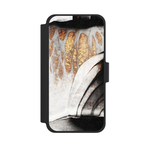 Apple iPhone 12 mini NIVOflip Schwarze und goldene Adern