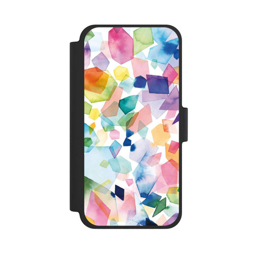 Apple iPhone 12 mini NIVOflip Bunte Aquarelledelsteine ​​und Diamanten