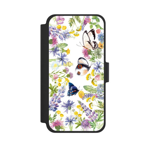 Apple iPhone 12 mini NIVOflip Colourful Spring Flowers and Butterflies