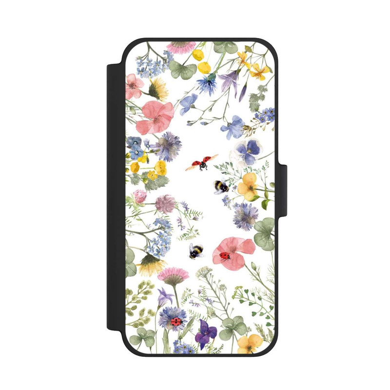 iPhone 12 mini NIVOflip Fleurs Printanières et Abeilles