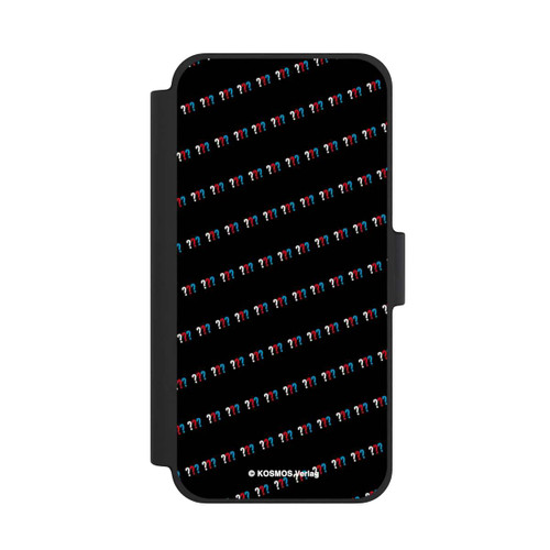 Apple iPhone 12 mini NIVOflip Drei Fragezeichen Muster Schräg