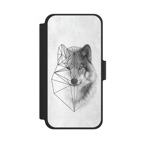Apple iPhone 12 mini NIVOflip Polygonaler Wolf