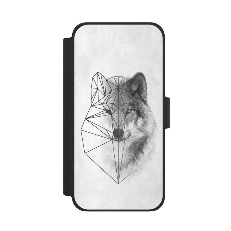 iPhone 12 mini NIVOflip Loup polygonique