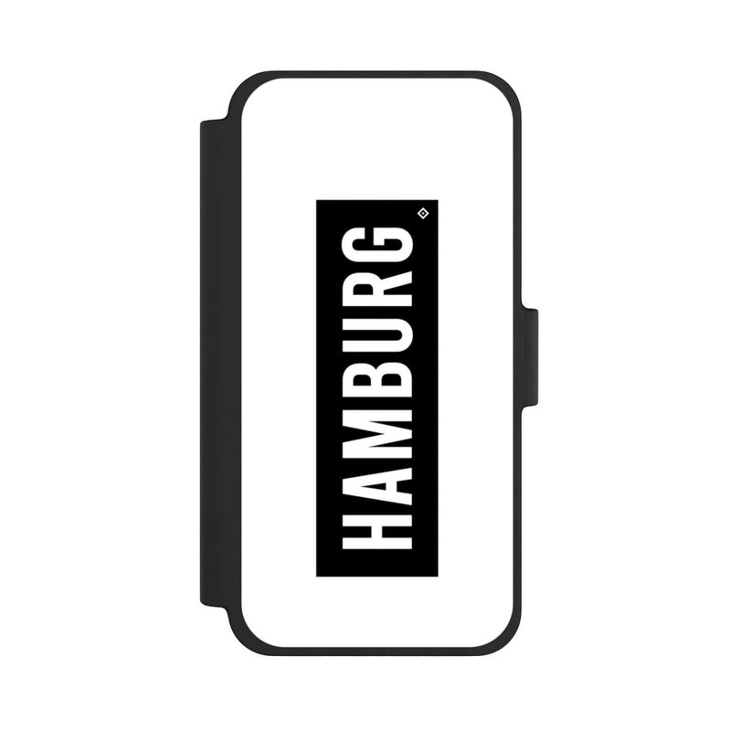iPhone 12 mini NIVOflip HSV Hamburg Schwarz Weiss