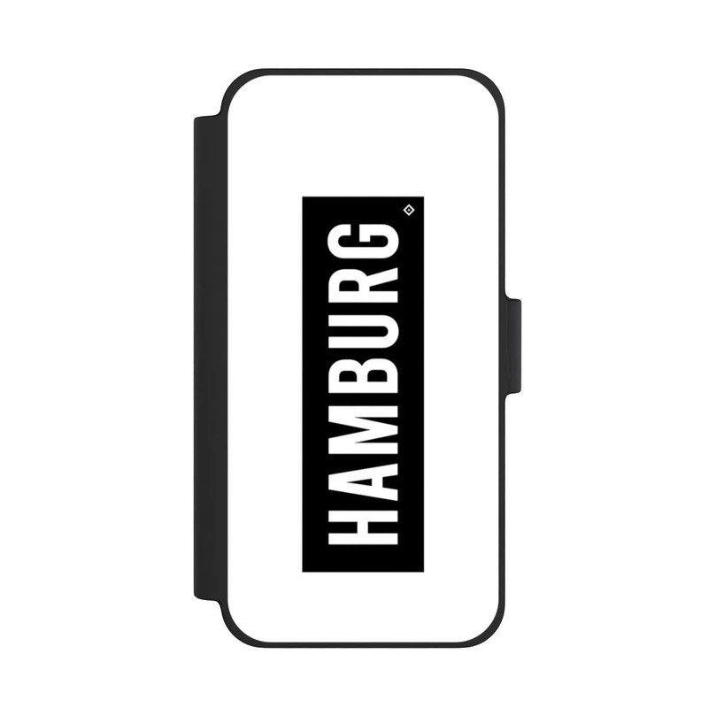iPhone 12 mini NIVOflip HSV Hamburg Schwarz Weiss