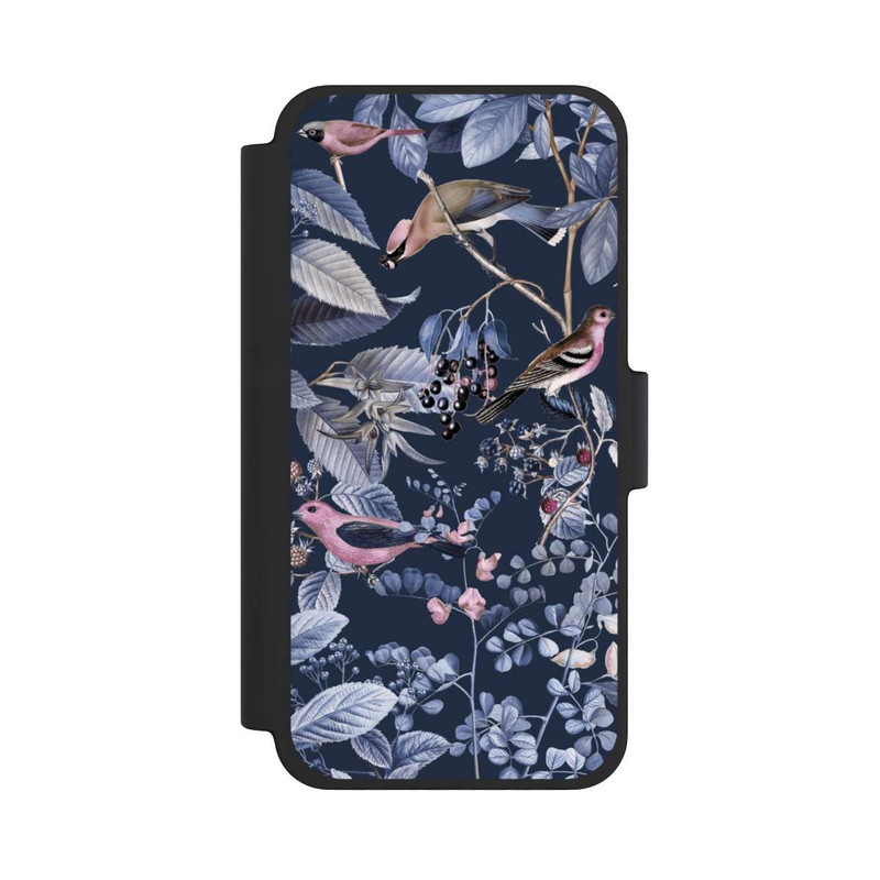 iPhone 12 mini NIVOflip Birds And Berries Blue