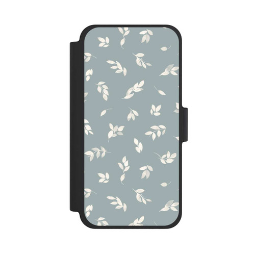 Apple iPhone 12 mini NIVOflip Herbstblätter grau