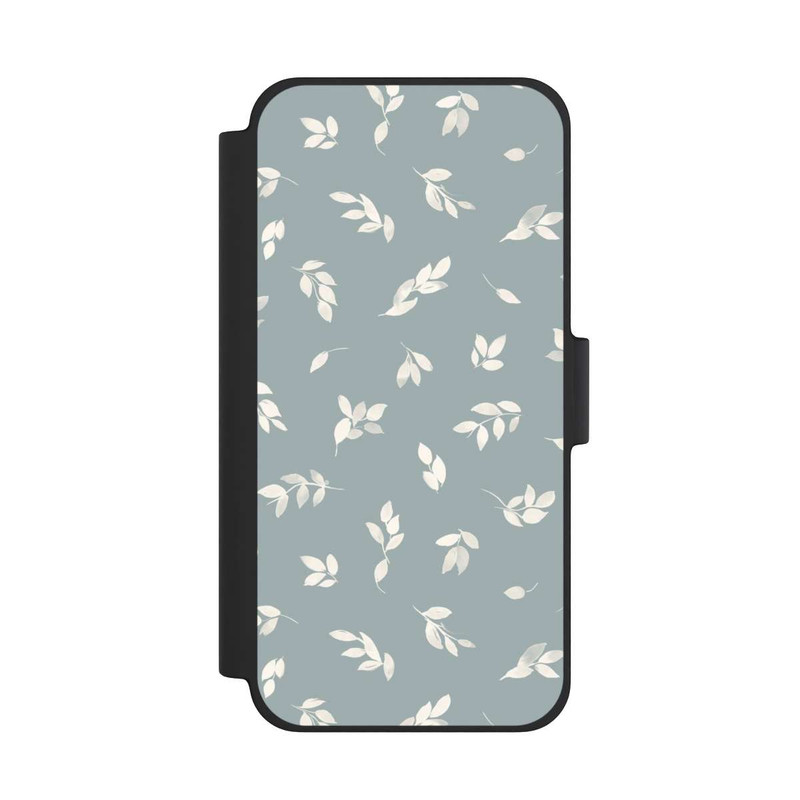 iPhone 12 mini NIVOflip Feuilles d'automne gris