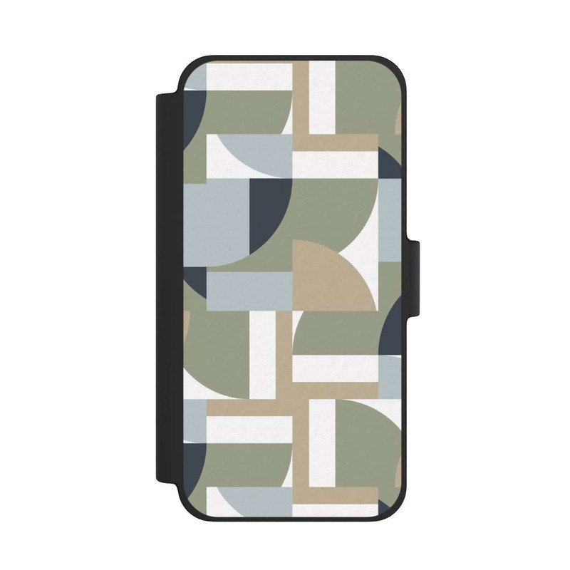 iPhone 12 mini NIVOflip Polygones futuristes du Bauhaus Beige