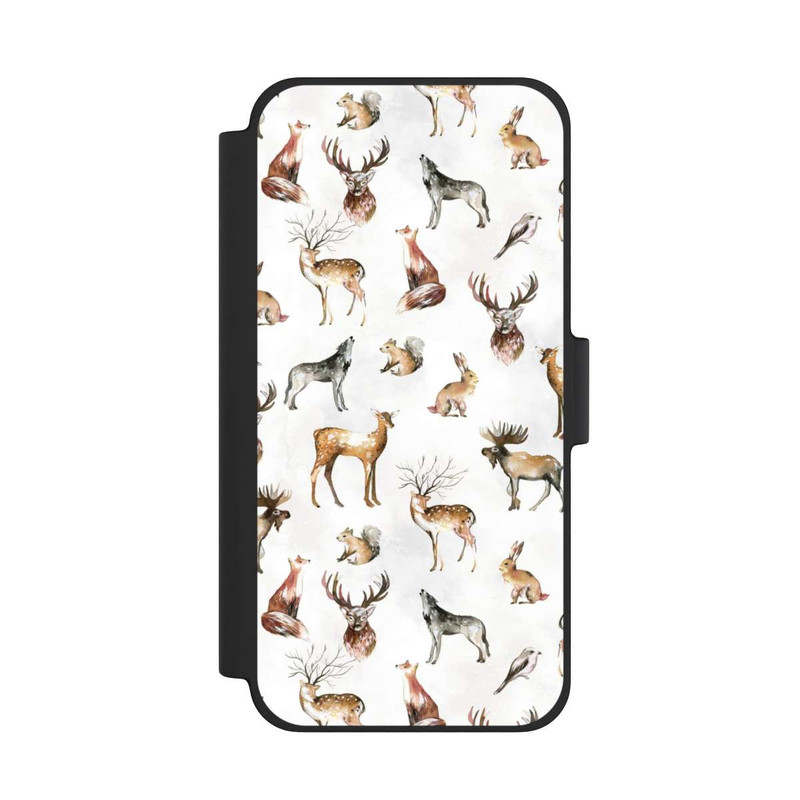 iPhone 12 mini NIVOflip Animaux d'hiver des bois