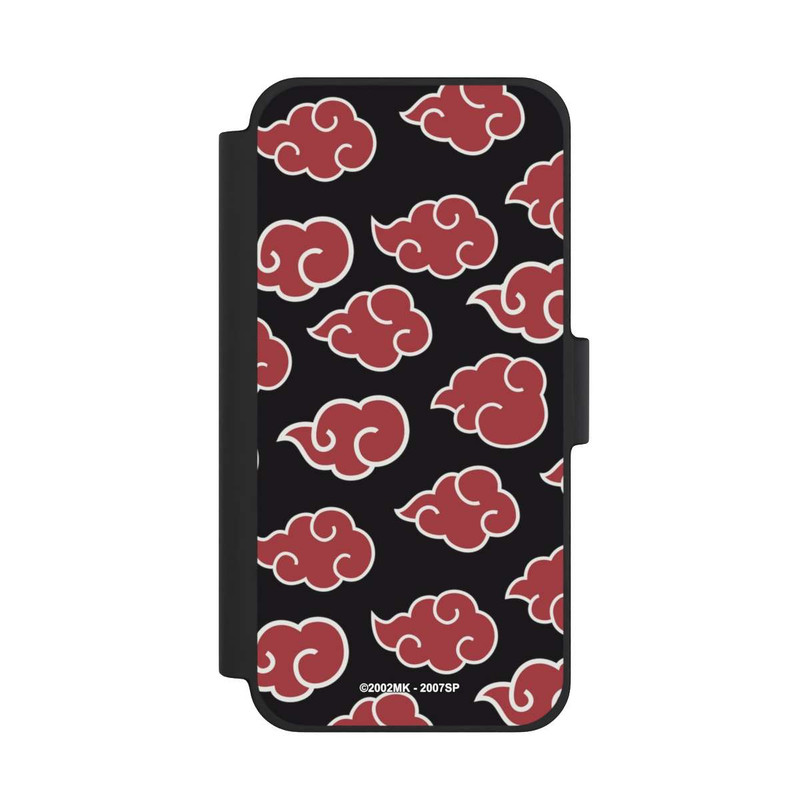 iPhone 12 mini NIVOflip Akatsuki Pattern Black Big
