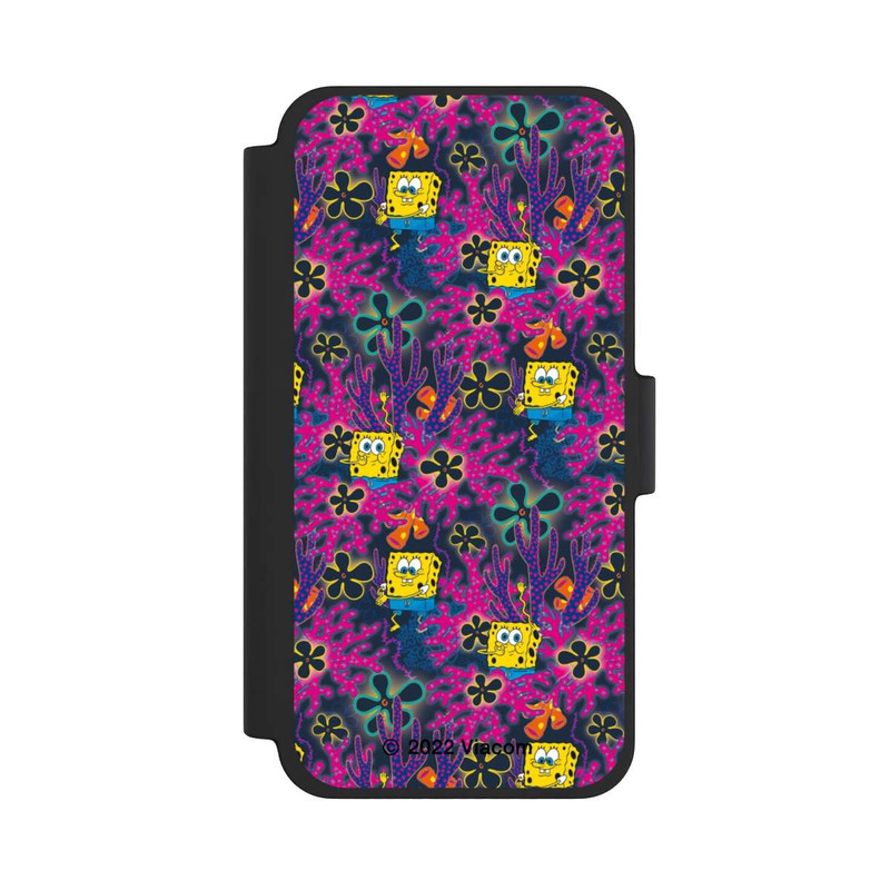 iPhone 12 mini NIVOflip Spongebob - Coral Muster