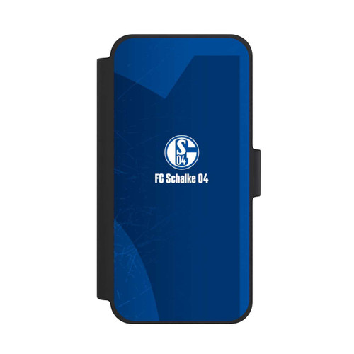 Apple iPhone 12 mini NIVOflip Schalke 04 Blauer Hintergrund Mit Logo