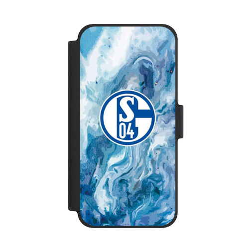 Apple iPhone 12 mini NIVOflip Schalke 04 Flüssig Blau