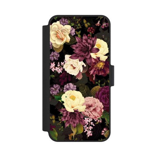 Apple iPhone 12 mini NIVOflip Fleurs Sombres &amp; Abeilles