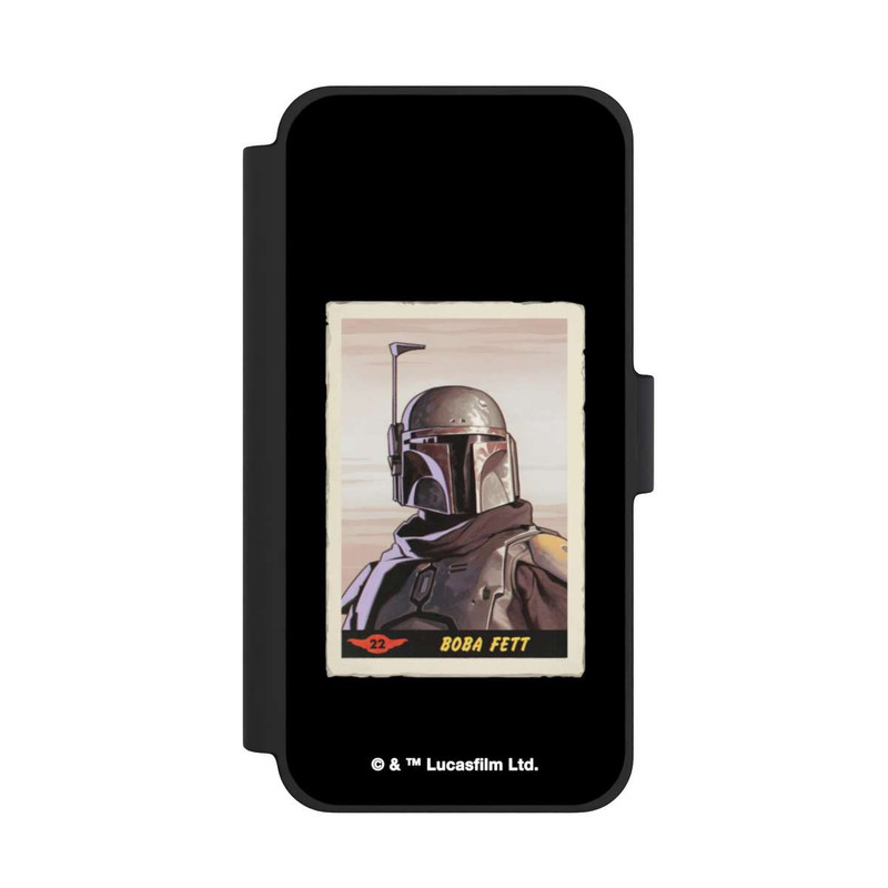 iPhone 12 mini NIVOflip Boba Fett Badges Black Background