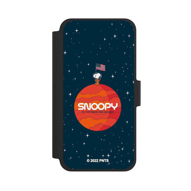 iPhone 12 mini NIVOflip Snoopy Weltraumreisender Orange