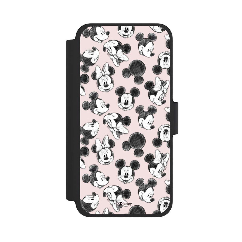 iPhone 12 mini NIVOflip Minnie & Mickey Many Faces Pink