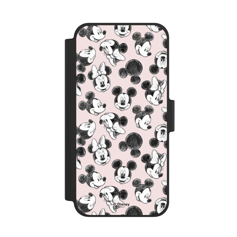 iPhone 12 mini NIVOflip Minnie & Mickey Viele Gesichter Pink