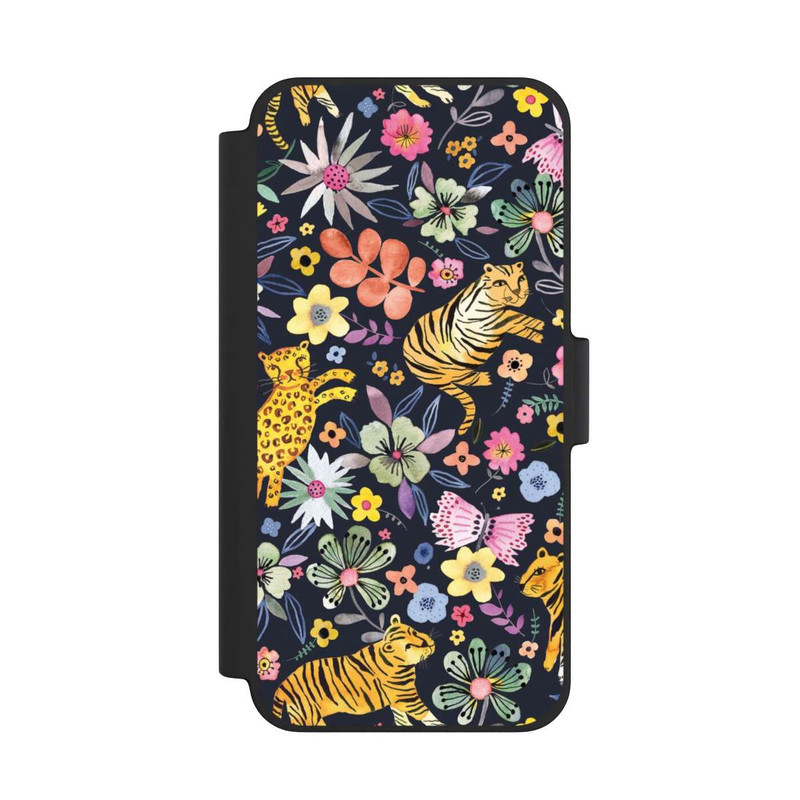 iPhone 12 mini NIVOflip Tigres & Fleurs du Printemps