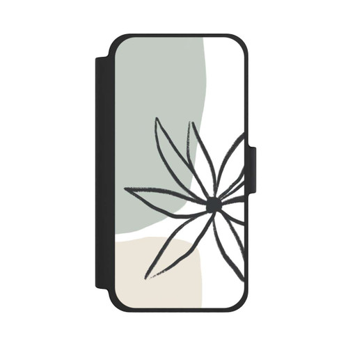 Apple iPhone 12 mini NIVOflip Blume Minze und Sahne