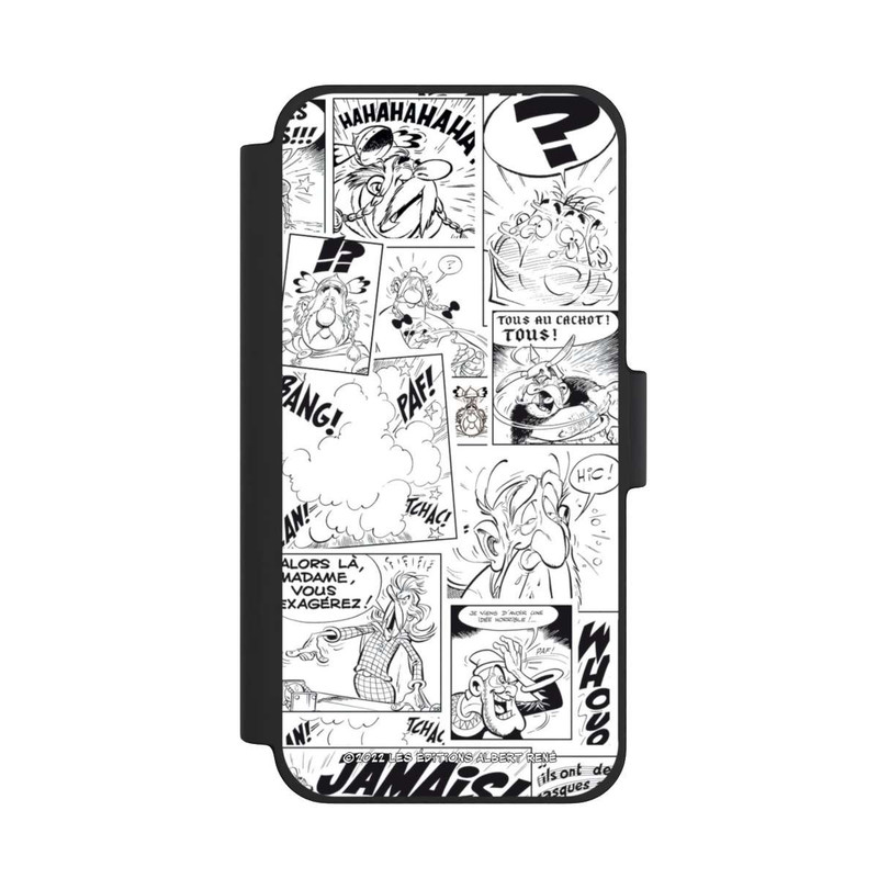 iPhone 12 mini NIVOflip BD Astérix Blanc & Noir