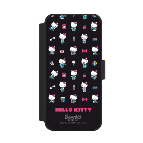 Apple iPhone 12 mini NIVOflip Hello Kitty 90s Schwarz