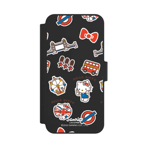 Apple iPhone 12 mini NIVOflip Hello Kitty Londoner Abzeichen Transparent