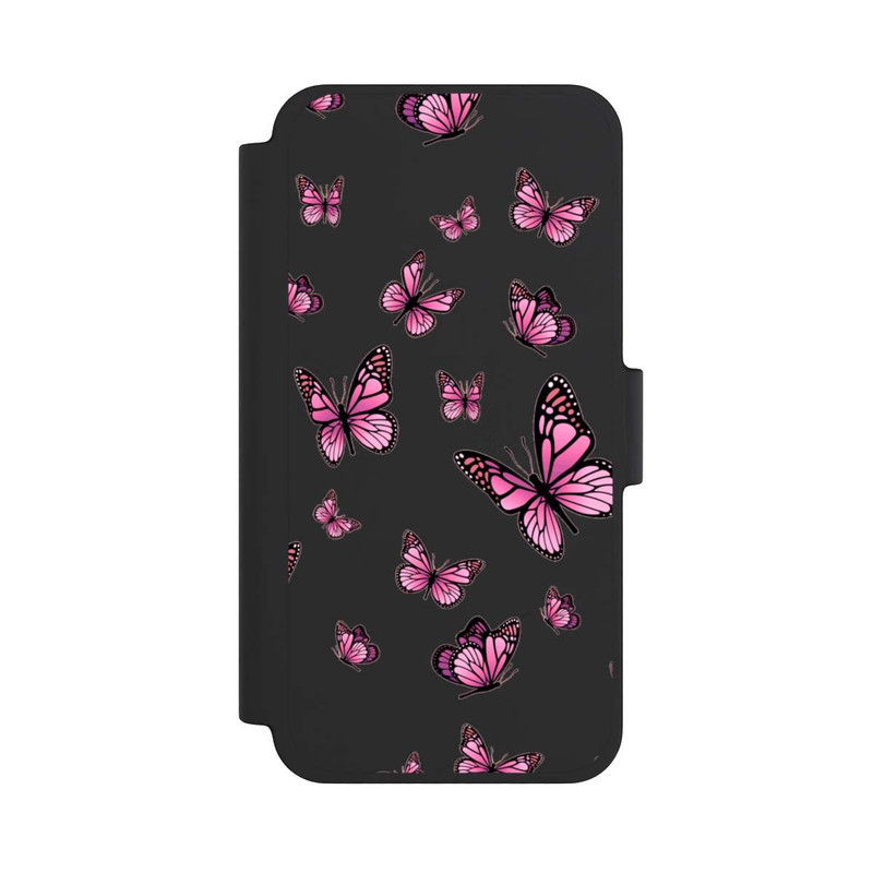 iPhone 12 mini NIVOflip Butterflies pink