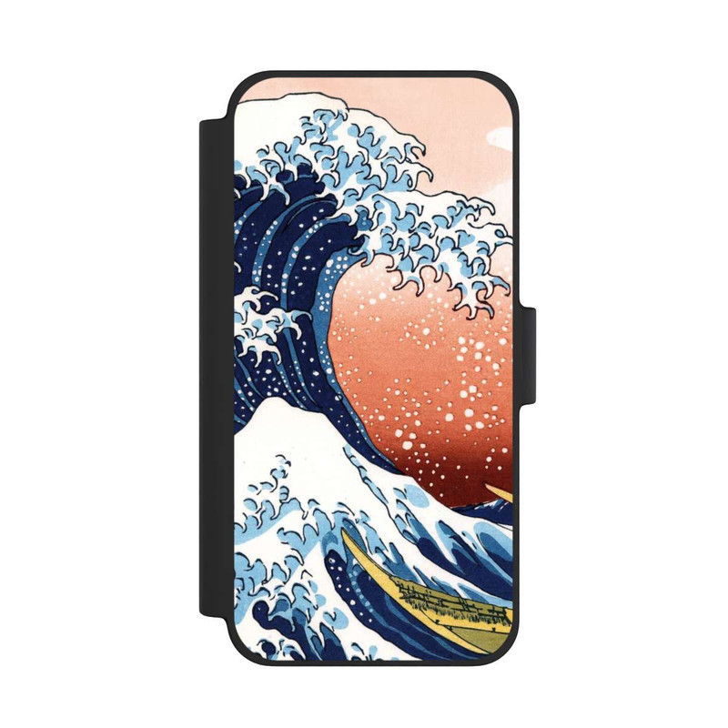 iPhone 12 mini NIVOflip La Grande Vague de Kanagawa Rouge