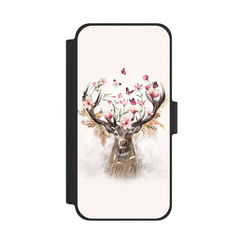 iPhone 12 mini NIVOflip Cerf & Fleurs