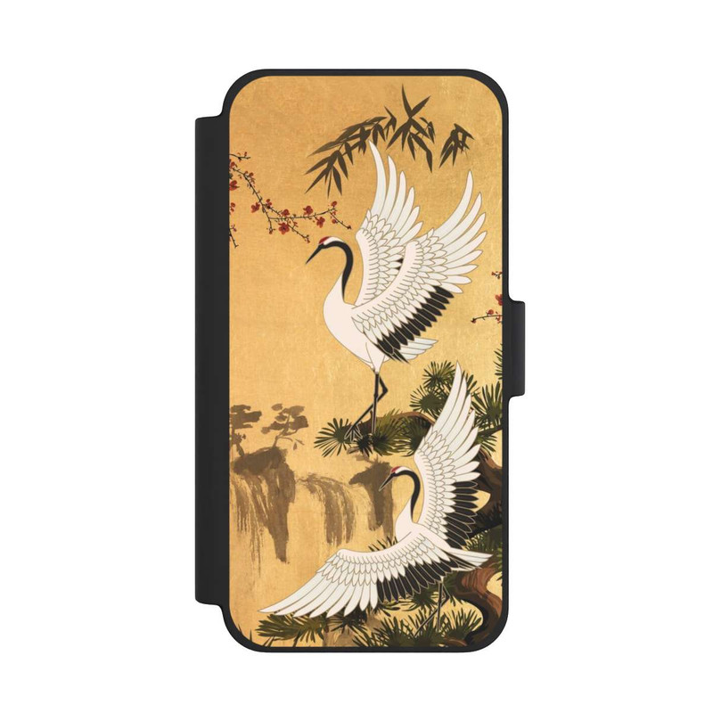 iPhone 12 mini NIVOflip Grues Japonaises Or