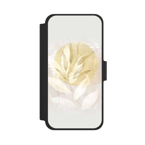 Apple iPhone 12 mini NIVOflip Boho Gold Blumen Kunst