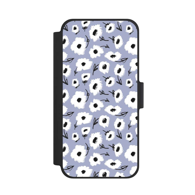 iPhone 12 mini NIVOflip Pattern Fleurs Lilas