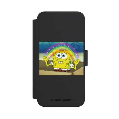 Apple iPhone 12 mini NIVOflip Spongebob - Regenbogen Meme transparent