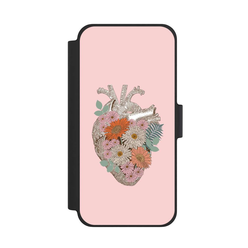 iPhone 12 mini NIVOflip Florales Vintage-Herz