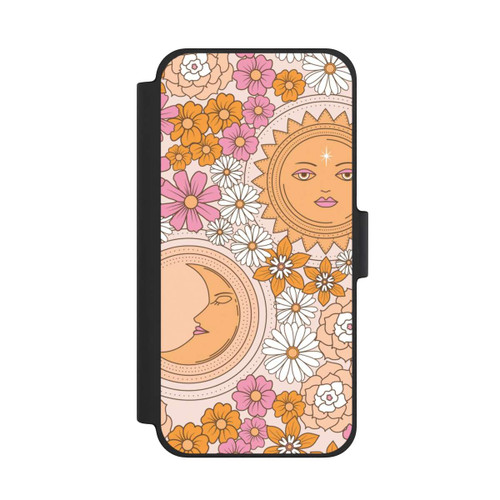 Apple iPhone 12 mini NIVOflip Mond-Sonne-Blumen