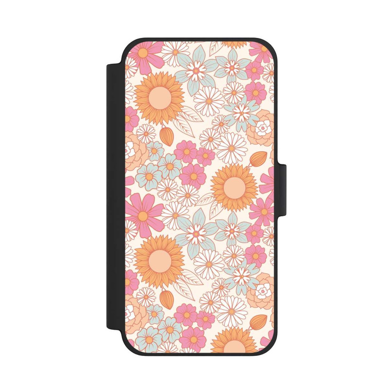 iPhone 12 mini NIVOflip Fleurs Bohémienne Rétro 1